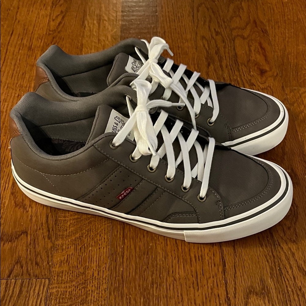 Levi's Charcoal and White Men's Sneakers